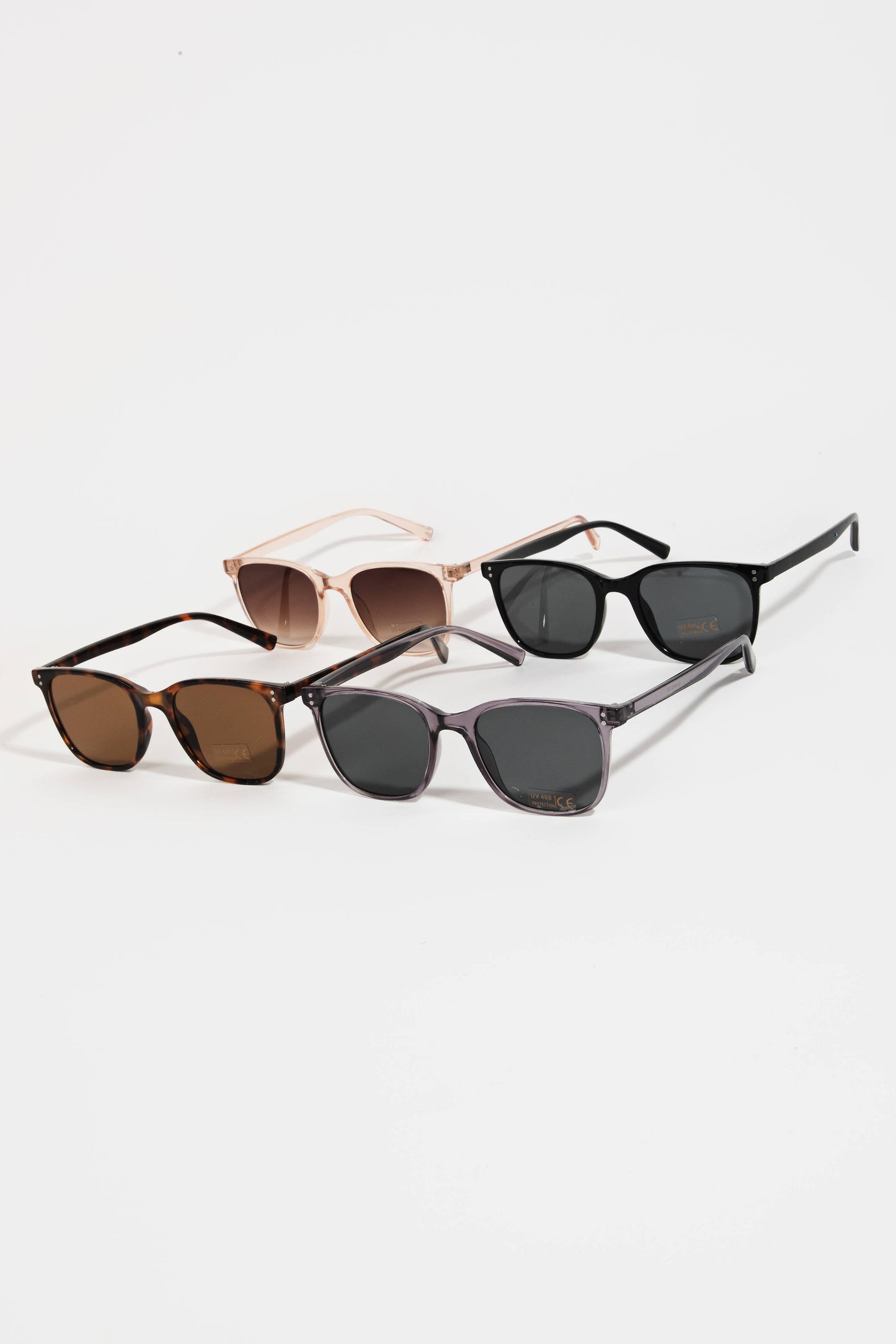 Thin Frame Square Sunglasses: Assorted